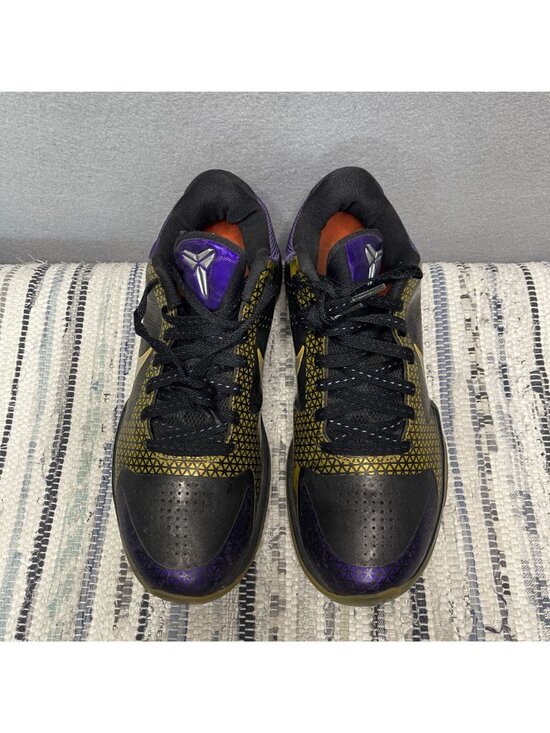 Nike Zoom Kobe 5 Playoff Carpe Diem Black Chrome Purple Mens Sneakers Size 9.5 main image 6